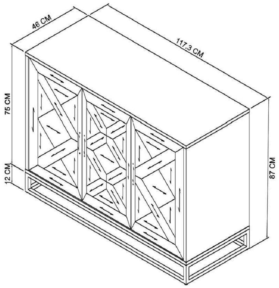 NEWTON NARROW SIDEBOARD