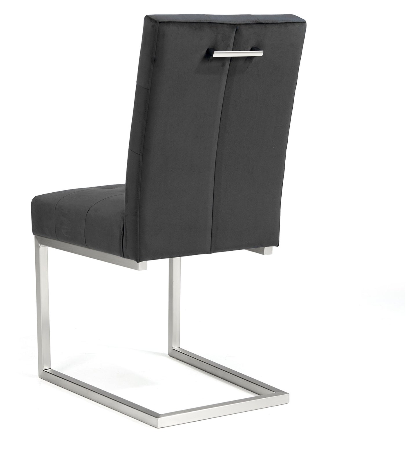 WARSAW UPHOLSTERED CANTILEVER CHAIR - BONDEDED LEATHER