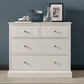 ASHBY WHITE 2+2 DRAWER CHEST