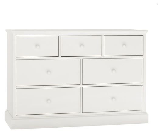 ASHBY WHITE 3+4 DRAWER CHEST