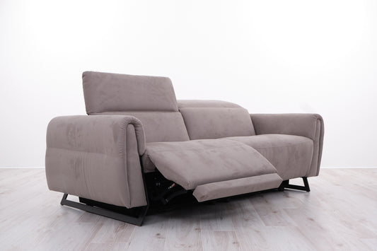 LIPARI 220CM ELECTRIC RECLINING FABRIC SOFA