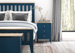 TOULOUSE 5FT SLATTED BED NAVY