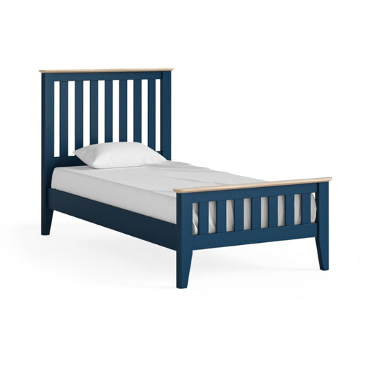 TOULOUSE 3FT SLATTED BED  NAVY