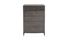 ROMA TALL CHEST 5 DRAWERS EBONY