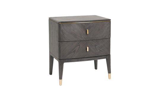 ROMA 2 DRAWER NIGHSTAND EBONY