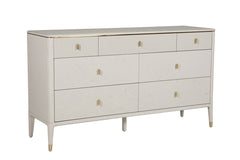 ROMA 7 DRAWER WIDE CHEST STONE