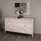 ROMA 7 DRAWER WIDE CHEST STONE