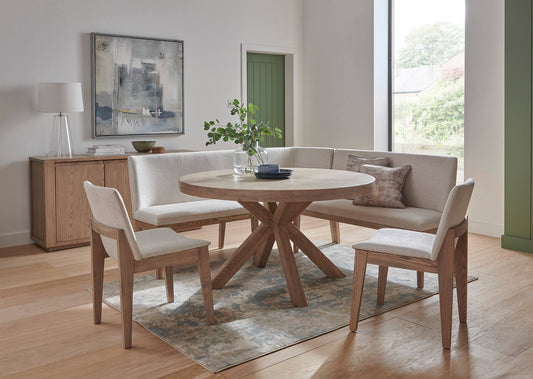 SANTORINI 137CM ROUND DINING TABLE