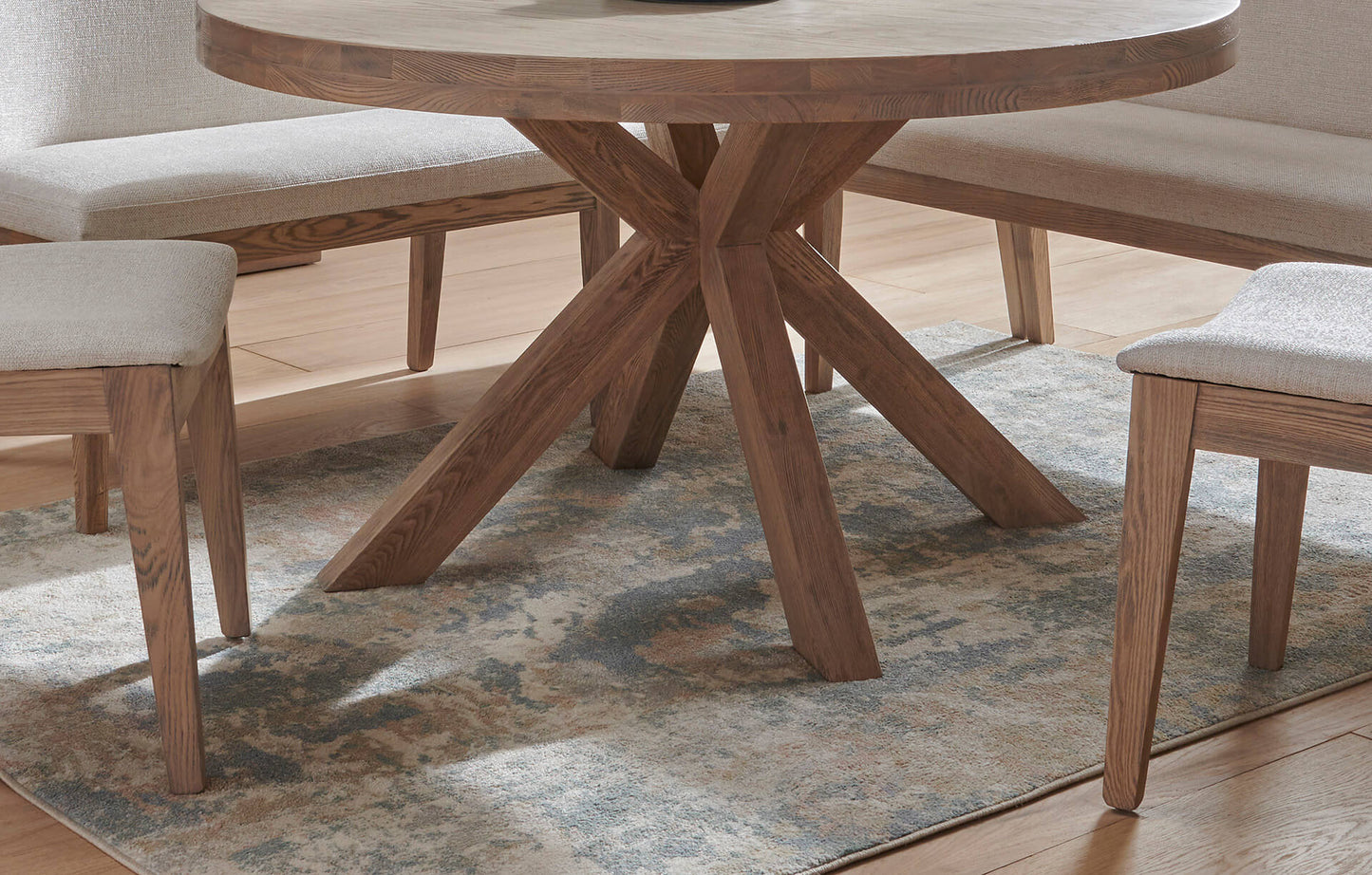 SANTORINI 137CM ROUND DINING TABLE