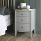 GUIA 3 DRAWER NIGHTSTAND