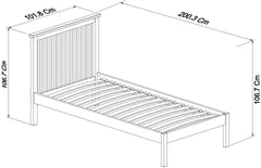 ODIN 90CM LOW FT BEDSTEAD