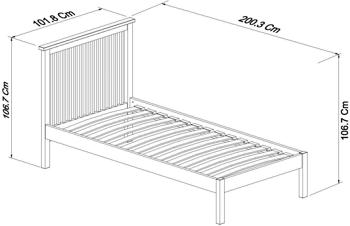 ODIN 90CM LOW FOOT BEDSTEAD