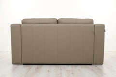 OVIEDO 206CM FIXED LEATHER SOFA