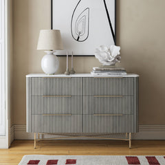 BELLE 6 DRAWER WIDE CHEST