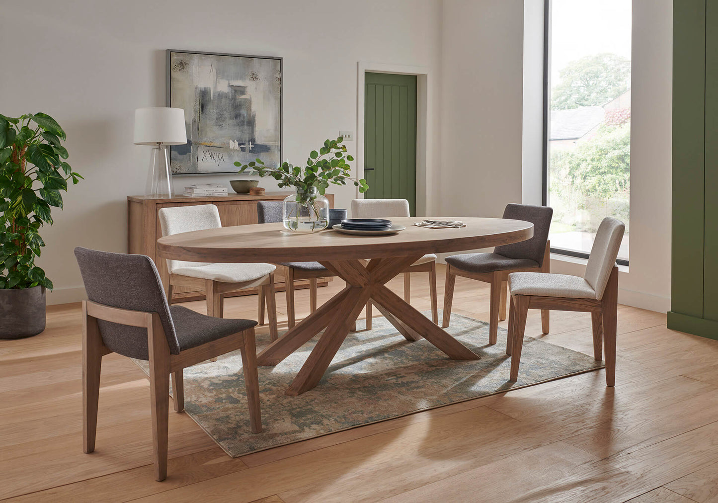 SANTORINI 190CM OVAL DINING TABLE