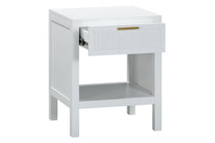 LLOYD 1 DRAWER LOCKER WHITE RATTAN