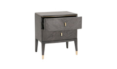 ROMA 2 DRAWER NIGHSTAND EBONY