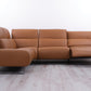 GENOA LEATHER CORNER SUITE WITH ELECTRIC RECLINING