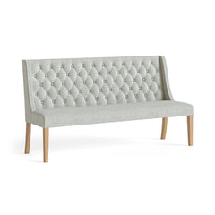 WOODLAND BUTTON BACK BEIGE BENCH