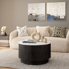 DARWIN 80CM ROUND COFFEE TABLE