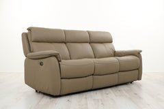 LOTTIE 3 SEATER ELECTRIC RECLINER LEATHER