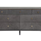 ROMA 7 DRAWER WIDE CHEST EBONY