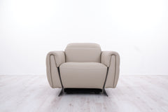 LIPARI ELECTRIC RECLINING LEATHER ARMCHAIR