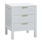 LLOYD 3 DRAWER LOCKER WHITE RATTAN