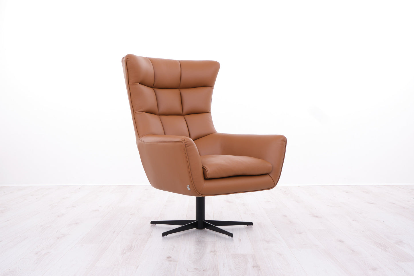 JACOB LEATHER SWIVEL CHAIR