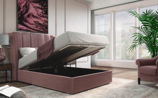 ROCHELLA 5FT BEDFRAME ELECTRIC OTTOMAN