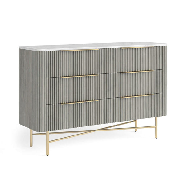 BELLE 6 DRAWER WIDE CHEST