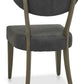 MARLAY UPH CHAIR - DARK GREY FABRIC