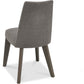 BENNETT UPHOLSTERED CHAIR - SMOKE GREY FABRIC