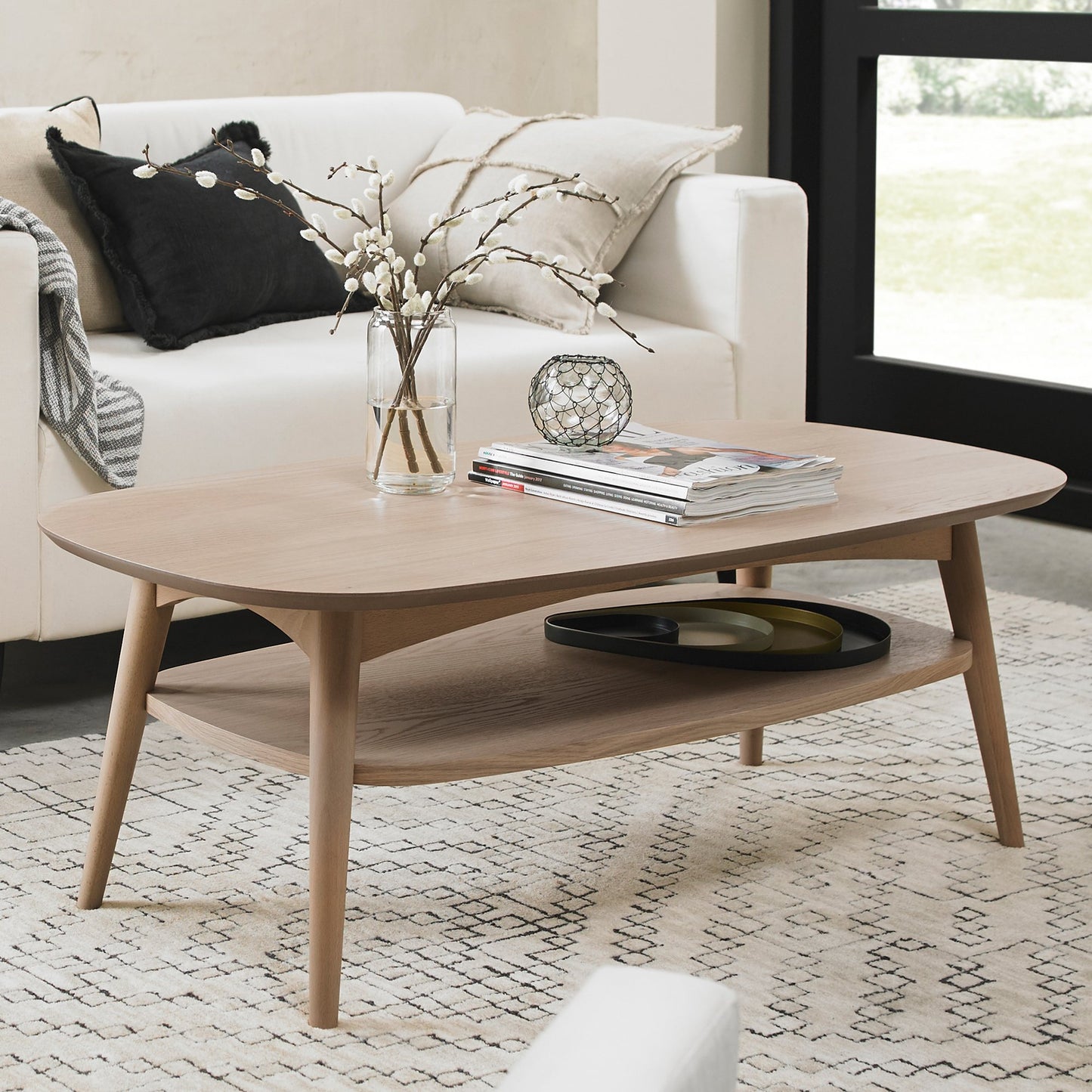 ODENSE COFFEE TABLE WITH SHELF