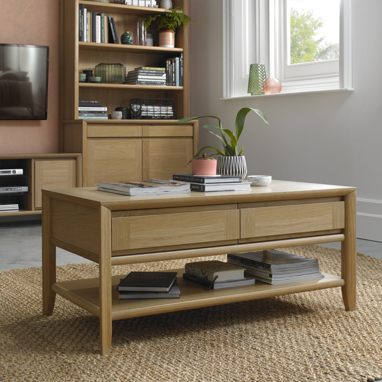 JOSHUA COFFEE TABLE WITH DRAWERS