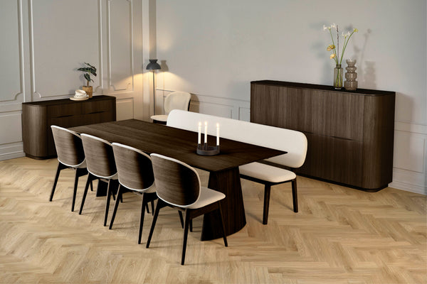 COLLUM 240CM WALNUT DINING TABLE