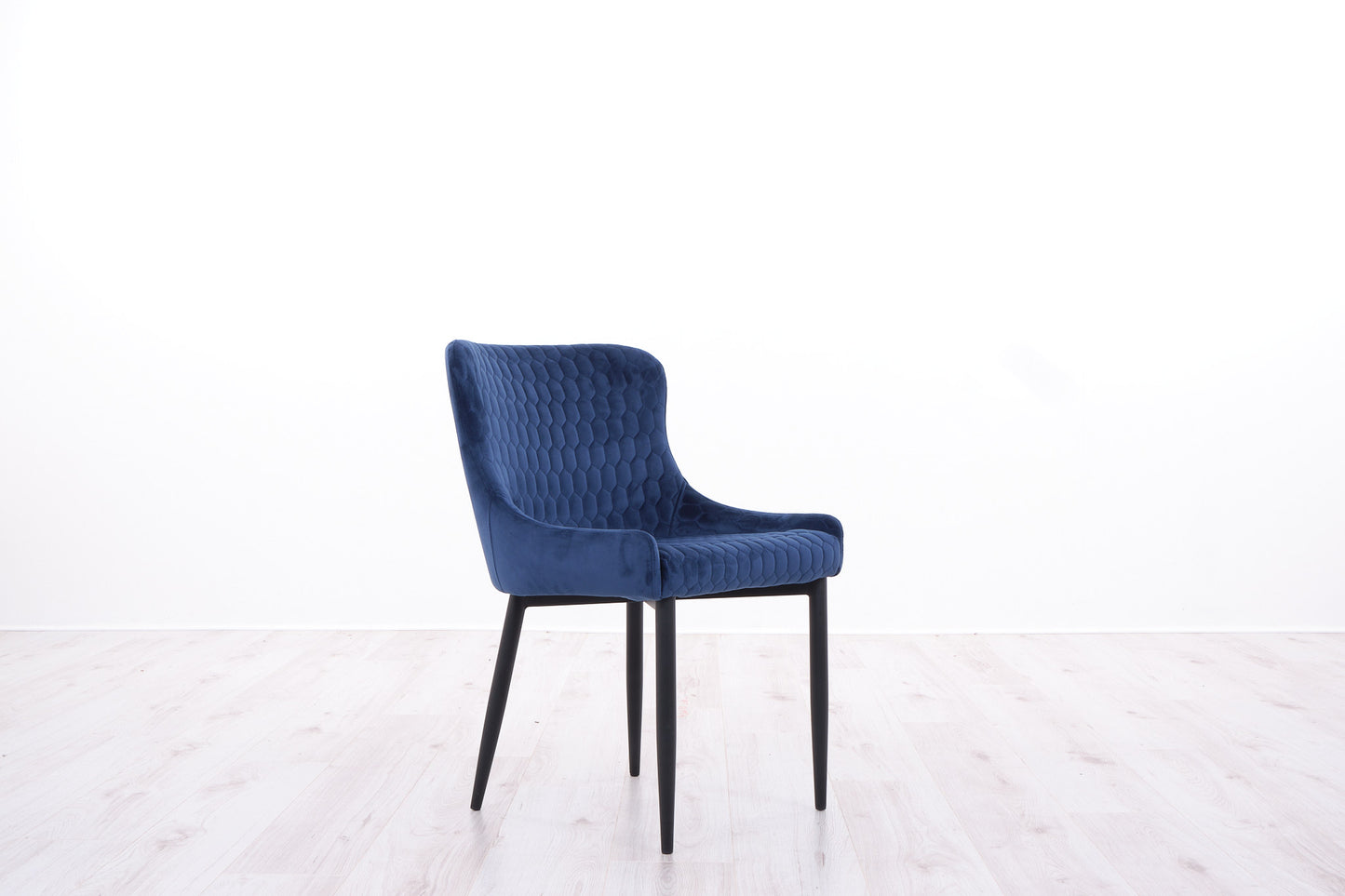 DANNY DINING CHAIR NAVY VELVET