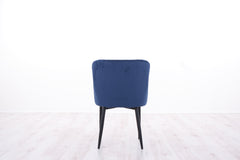 DANNY DINING CHAIR NAVY VELVET