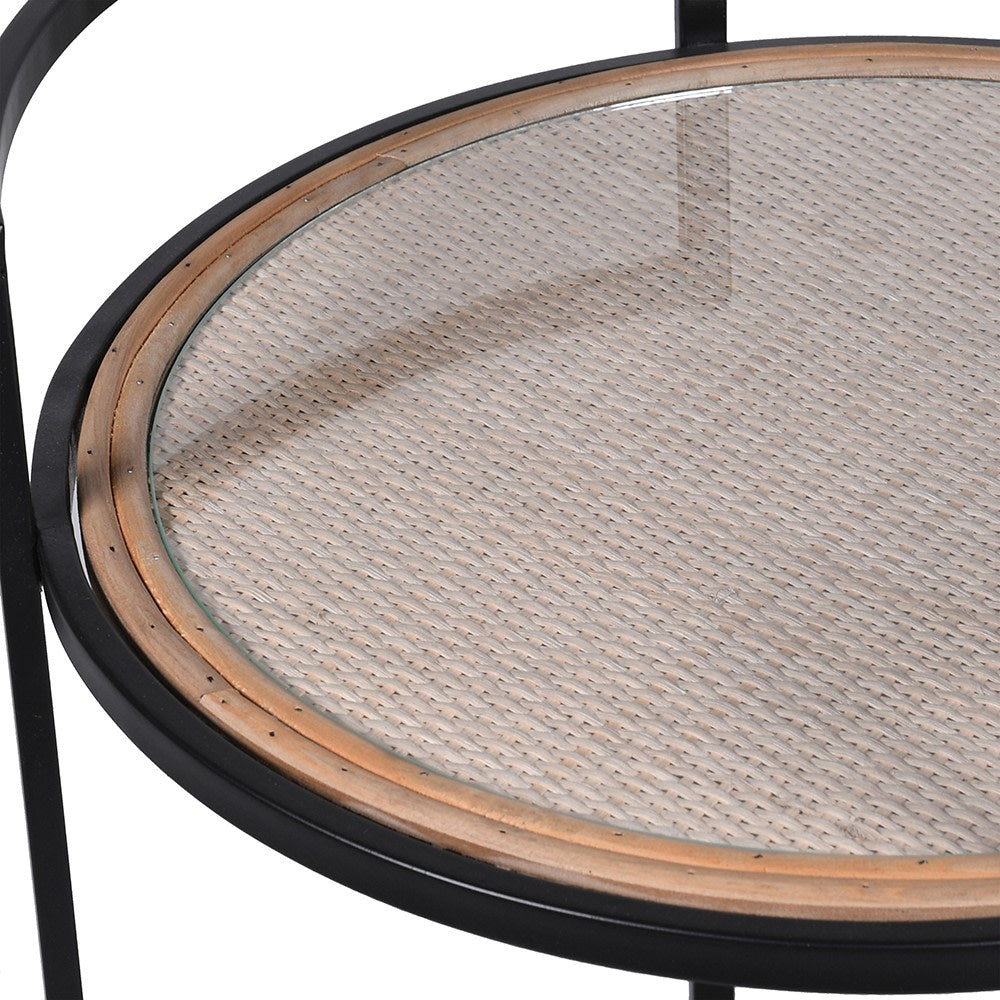 RATTAN TROLLEY