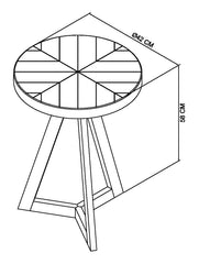 MARLAY LAMP TABLE