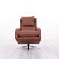 LENNY LEATHER SWIVEL CHAIR