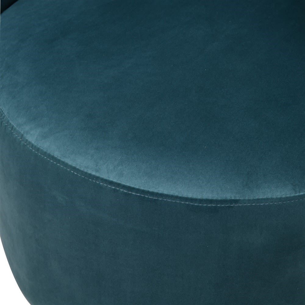 DEAUVILLE TEAL SWIVEL CHAIR