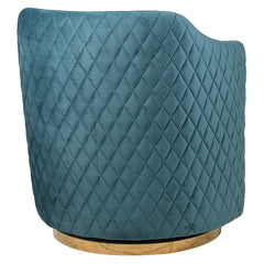 DEAUVILLE TEAL SWIVEL CHAIR