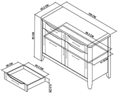 LEONA NARROW SIDEBOARD