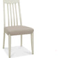 RIGA SLAT DINING CHAIR - GREY BONDED LEATHER