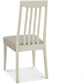 RIGA SLAT DINING CHAIR - GREY BONDED LEATHER