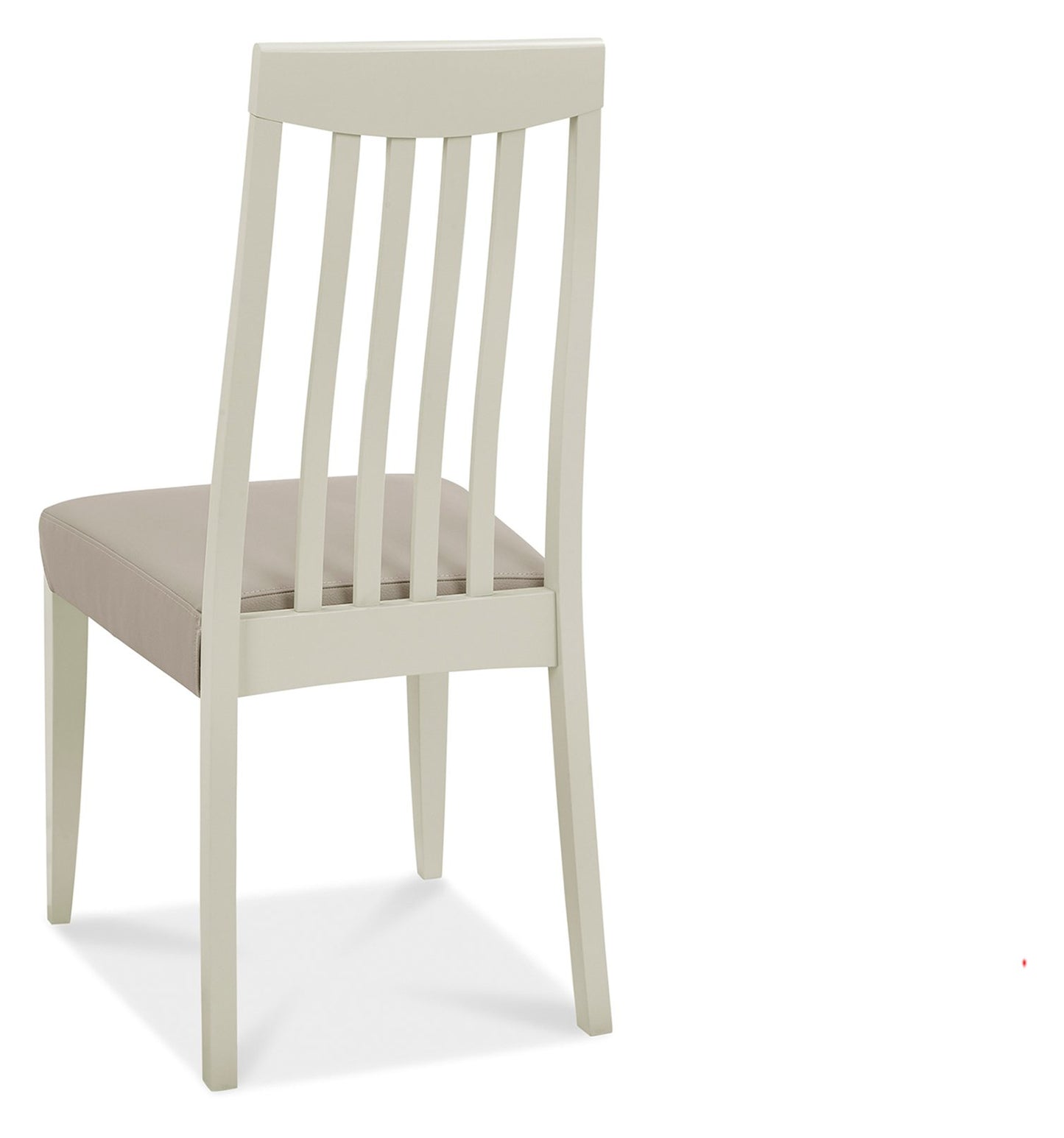 RIGA SLAT DINING CHAIR - GREY BONDED LEATHER