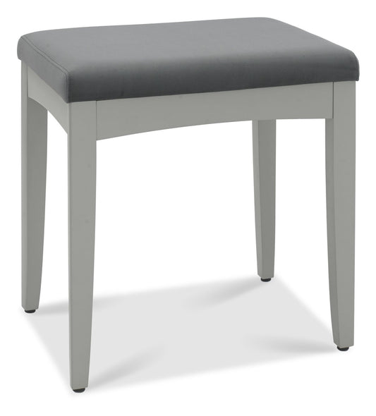 GUIA STOOL GUNMETAL FABRIC