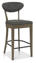 MARLAY BARSTOOL - DARK GREY FABRIC