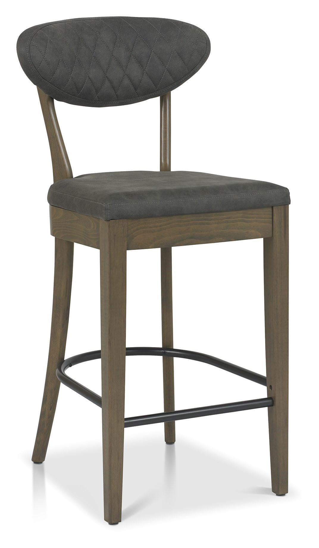 MARLAY BARSTOOL - DARK GREY FABRIC